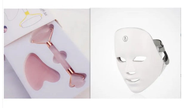 Wireless 7-Color LED Face Mask — Cordless Light Therapy for Anti-Aging & Acne