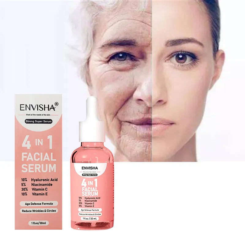 4-in-1 Anti-Aging Facial Serum — Hydrate, Brighten & Firm in One Step