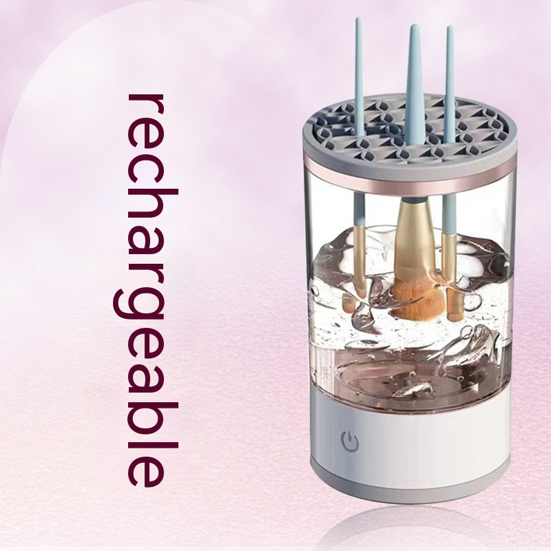 Electric Makeup Brush Cleaner & Dryer — Deep Clean in Seconds