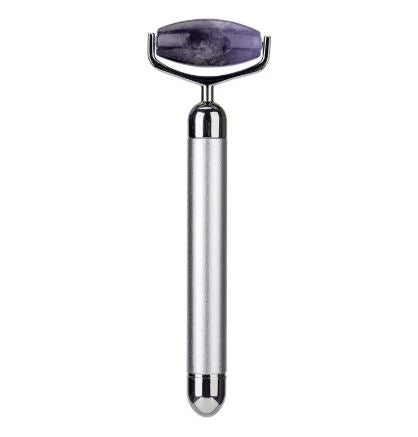 Electric Jade Roller — Vibrating Facial Massager for Lifting, Depuffing & Glow