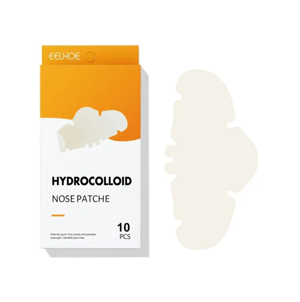 Hydrocolloid Blackhead Remover Nose Strips — Deep Pore Cleansing (10 Pack)