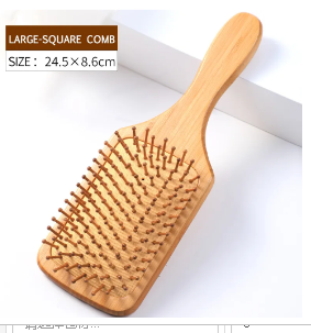 Pure Bamboo Hair Brush — Detangle, Stimulate & Shine Sustainably