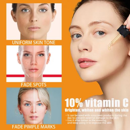 10% Vitamin C Brightening Serum — Glow, Even Tone & Hydrate Daily