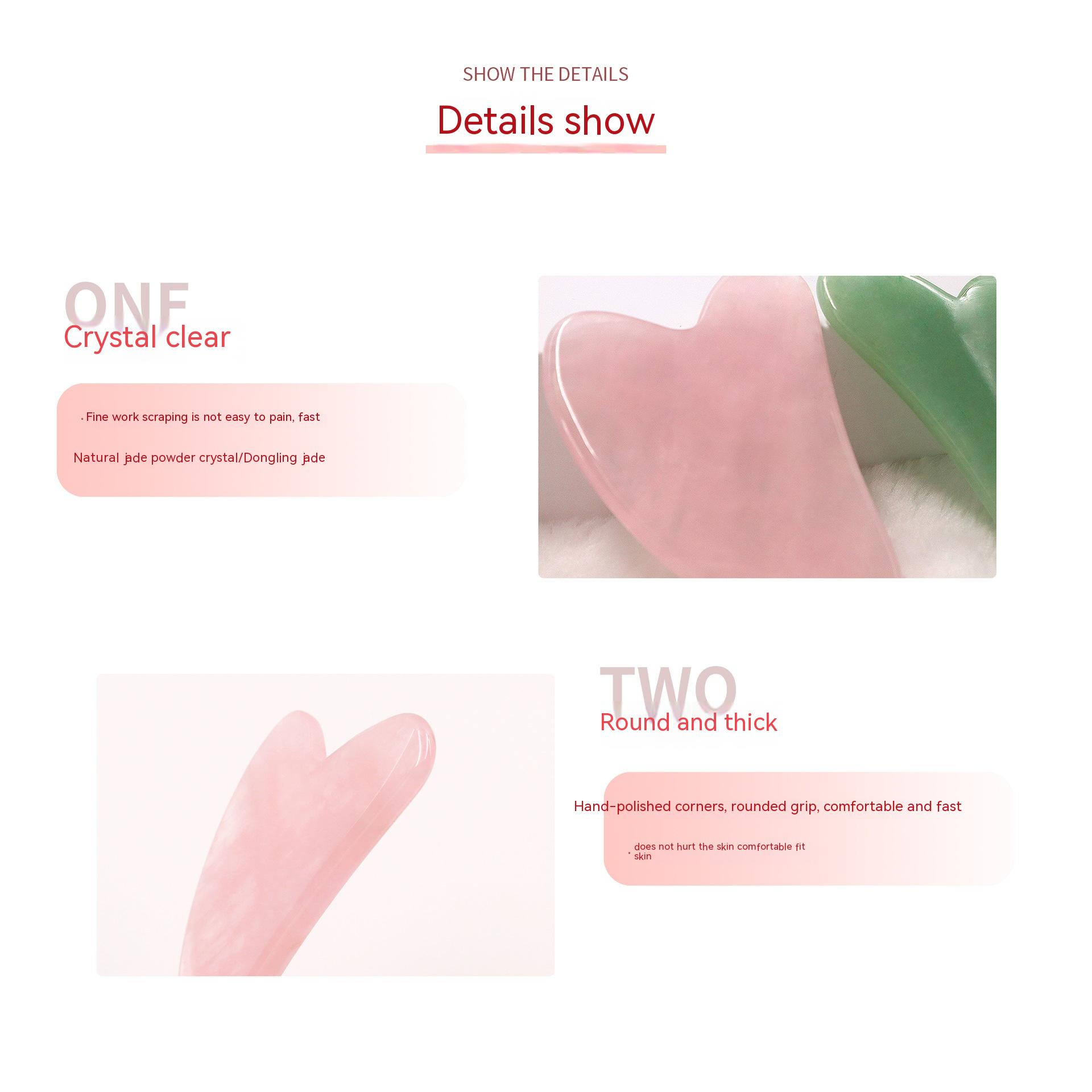 Jade Gua Sha Stone — Facial Sculpting, Lymphatic Drainage & Skin Glow Tool