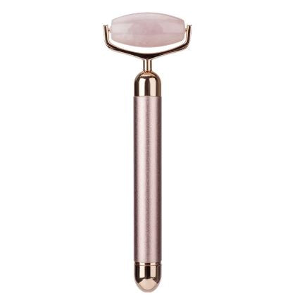 Electric Jade Roller — Vibrating Facial Massager for Lifting, Depuffing & Glow