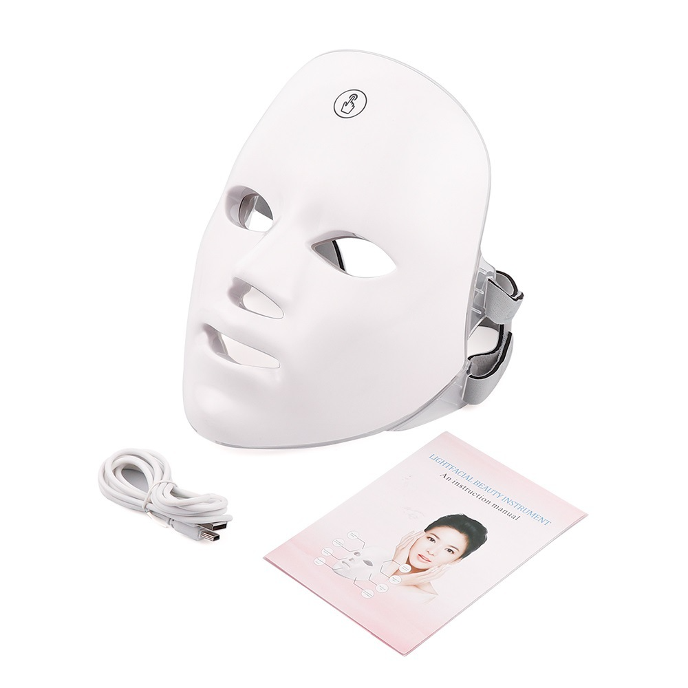 7-Color LED Light Therapy Face Mask — Anti-Aging, Acne & Skin Rejuvenation