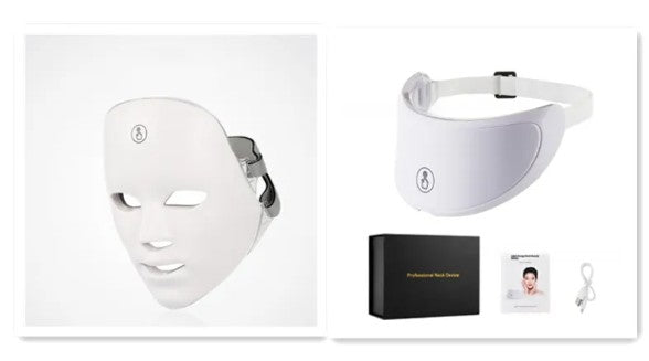 Wireless 7-Color LED Face Mask — Cordless Light Therapy for Anti-Aging & Acne