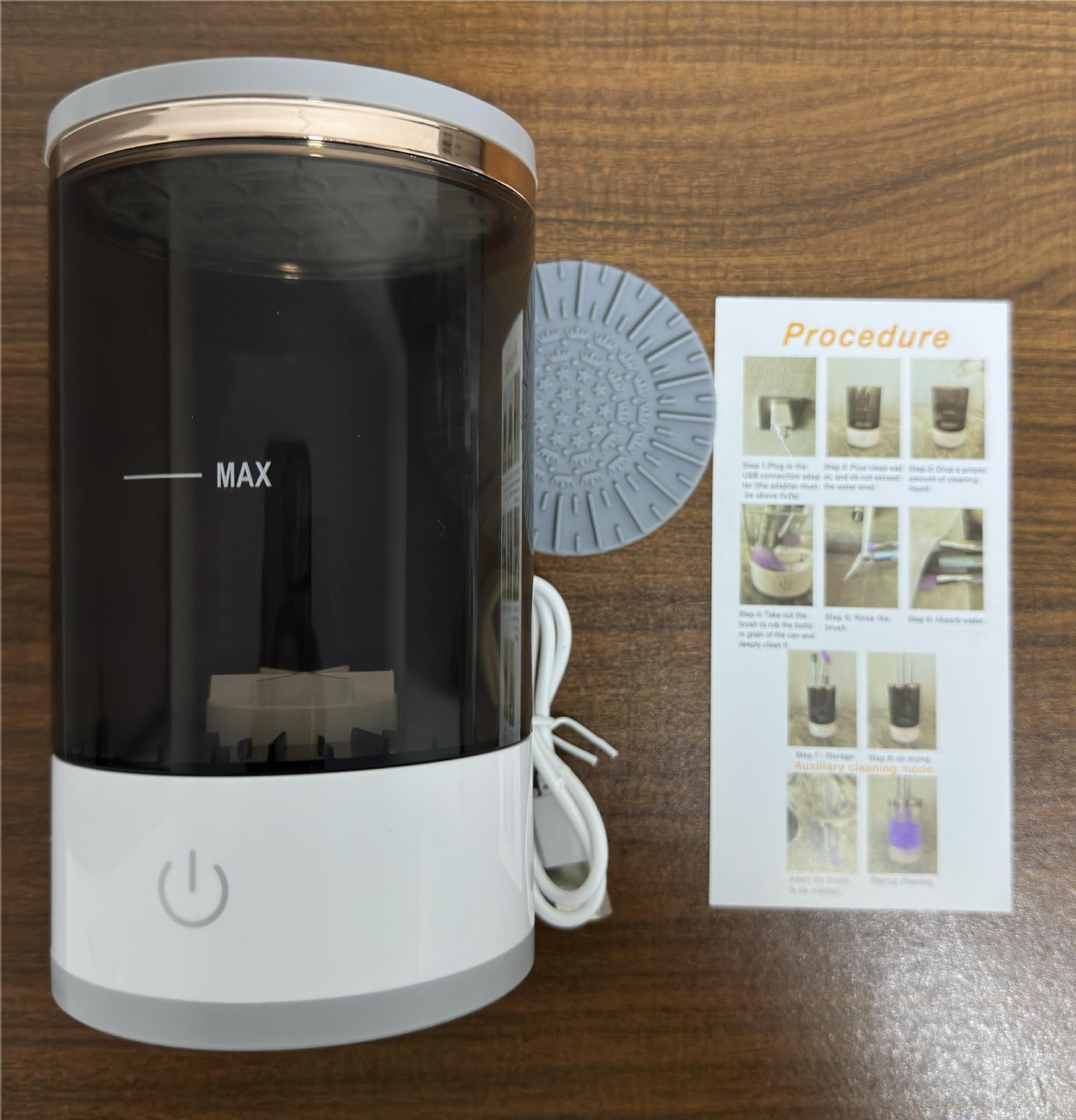 Electric Makeup Brush Cleaner & Dryer — Deep Clean in Seconds