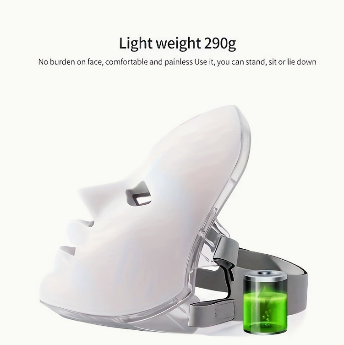 7-Color LED Light Therapy Face Mask — Anti-Aging, Acne & Skin Rejuvenation