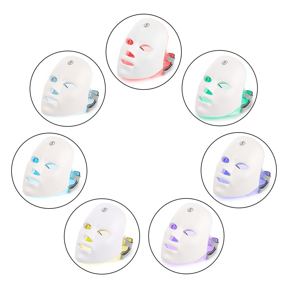 7-Color LED Light Therapy Face Mask — Anti-Aging, Acne & Skin Rejuvenation