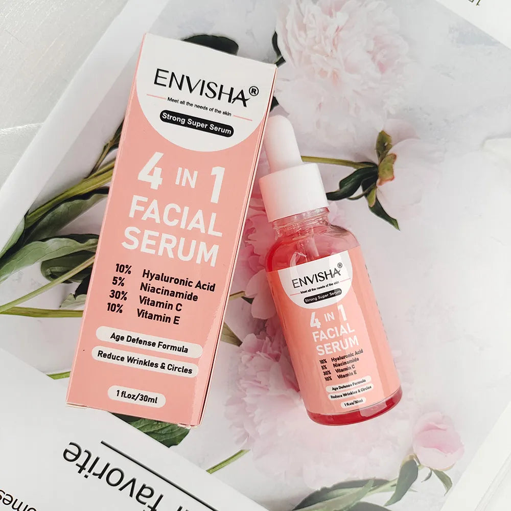 4-in-1 Anti-Aging Facial Serum — Hydrate, Brighten & Firm in One Step