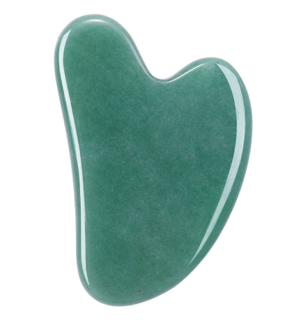 Jade Gua Sha Stone — Facial Sculpting, Lymphatic Drainage & Skin Glow Tool