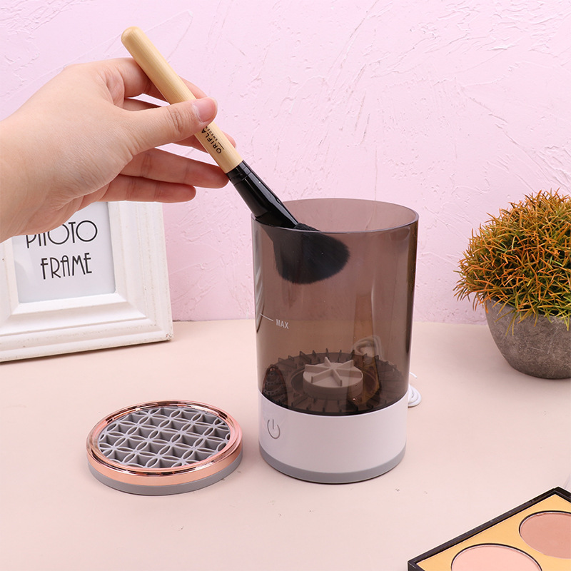 Electric Makeup Brush Cleaner & Dryer — Deep Clean in Seconds