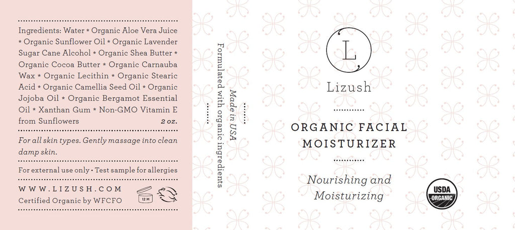 USDA Certified Organic Facial Moisturizer — 100% Natural, Made in the USA
