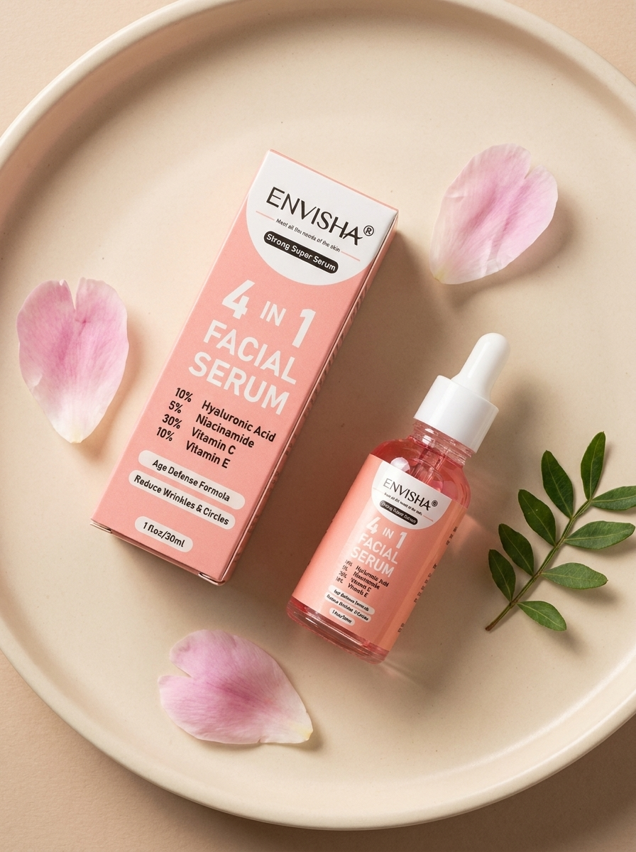 4-in-1 Anti-Aging Facial Serum — Hydrate, Brighten & Firm in One Step