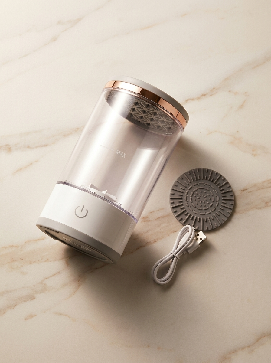 Electric Makeup Brush Cleaner & Dryer — Deep Clean in Seconds