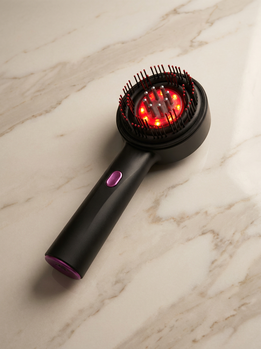 Scalp Ease — Electric Scalp Massager with Red Light Therapy for Hair Growth