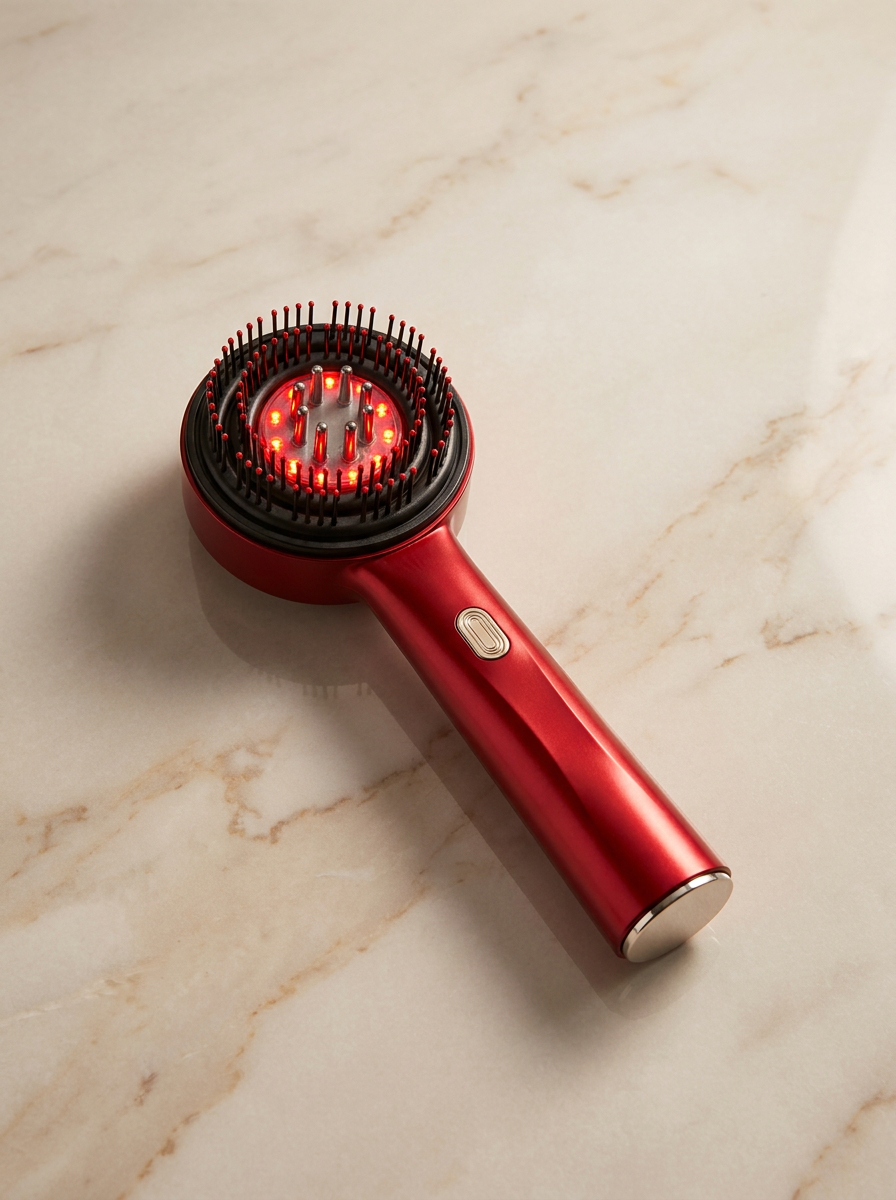 Scalp Ease — Electric Scalp Massager with Red Light Therapy for Hair Growth