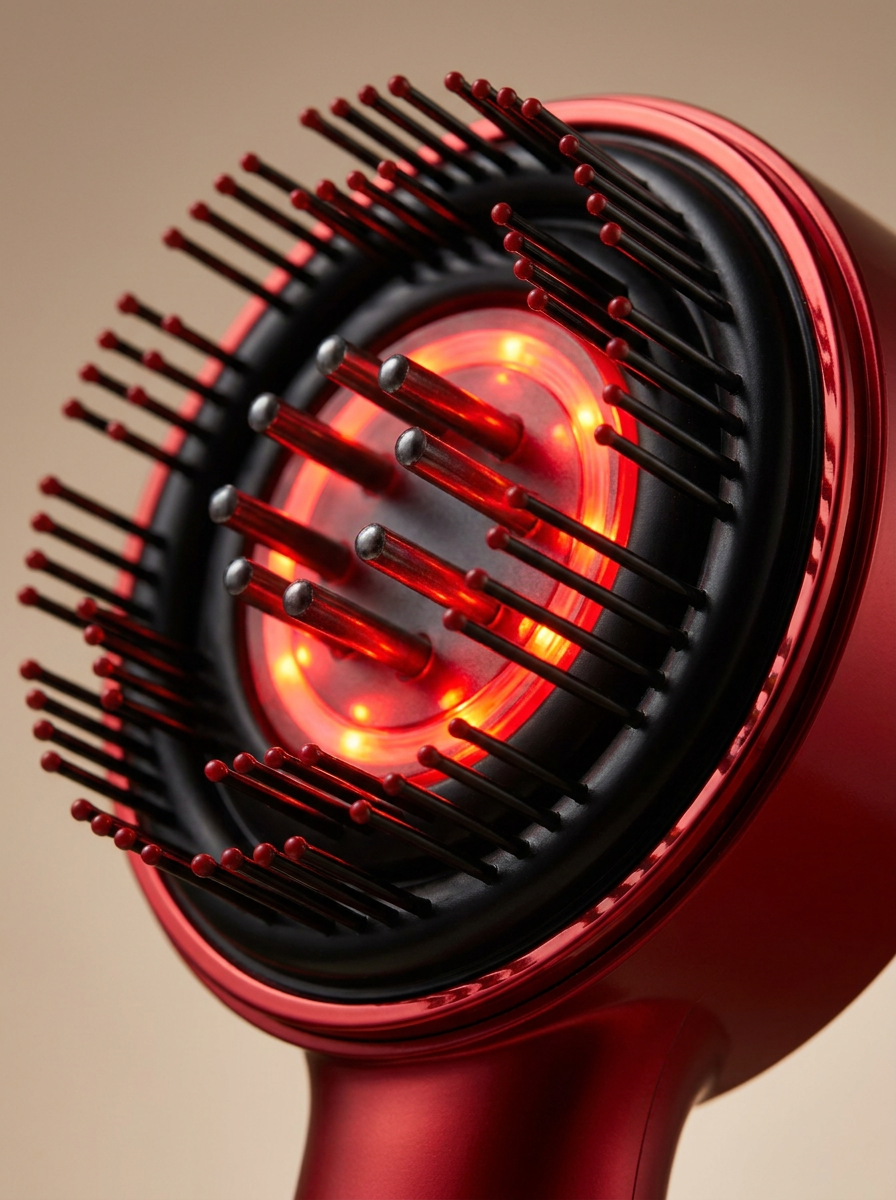 Scalp Ease — Electric Scalp Massager with Red Light Therapy for Hair Growth